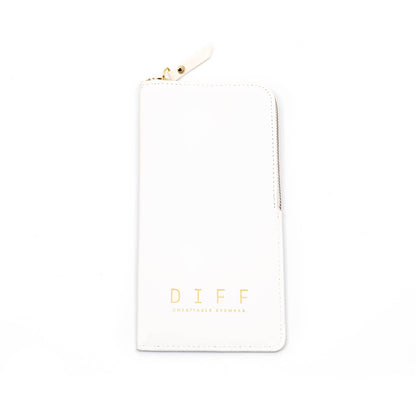 SOFT SIDE ZIPPER CASE - WHITE