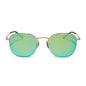 AXEL - GOLD + GREEN MIRROR SUNGLASSES