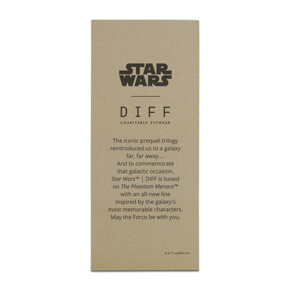 star wars x diff eyewear phantom menace 25 years anniversary card - back