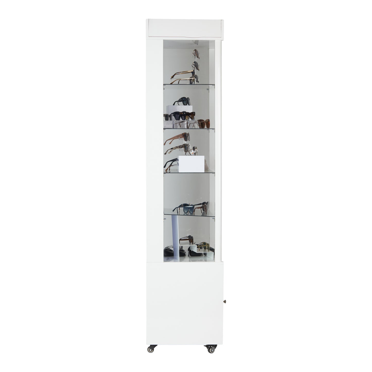 diff eyewear tower case 60 with merchandise side view