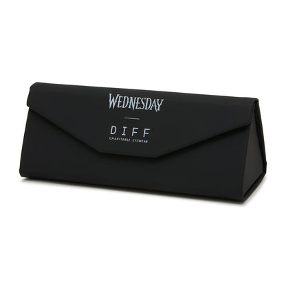 wednesday x diff eyewear triangle case