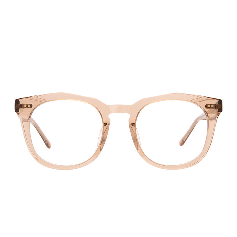 diff eyewear weston glasses with a vintage crystal frame front view