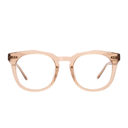 diff eyewear weston glasses with a vintage crystal frame front view