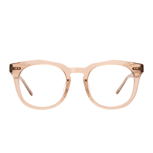 diff eyewear weston glasses with a vintage crystal frame front view