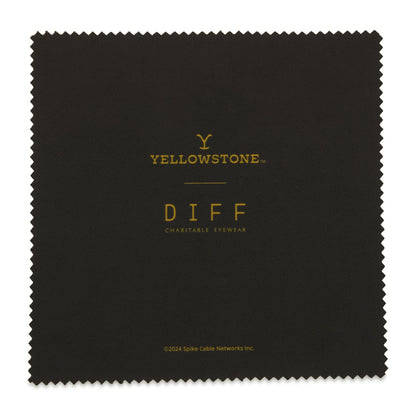 diff eyewear yellowstone cleaning cloth back