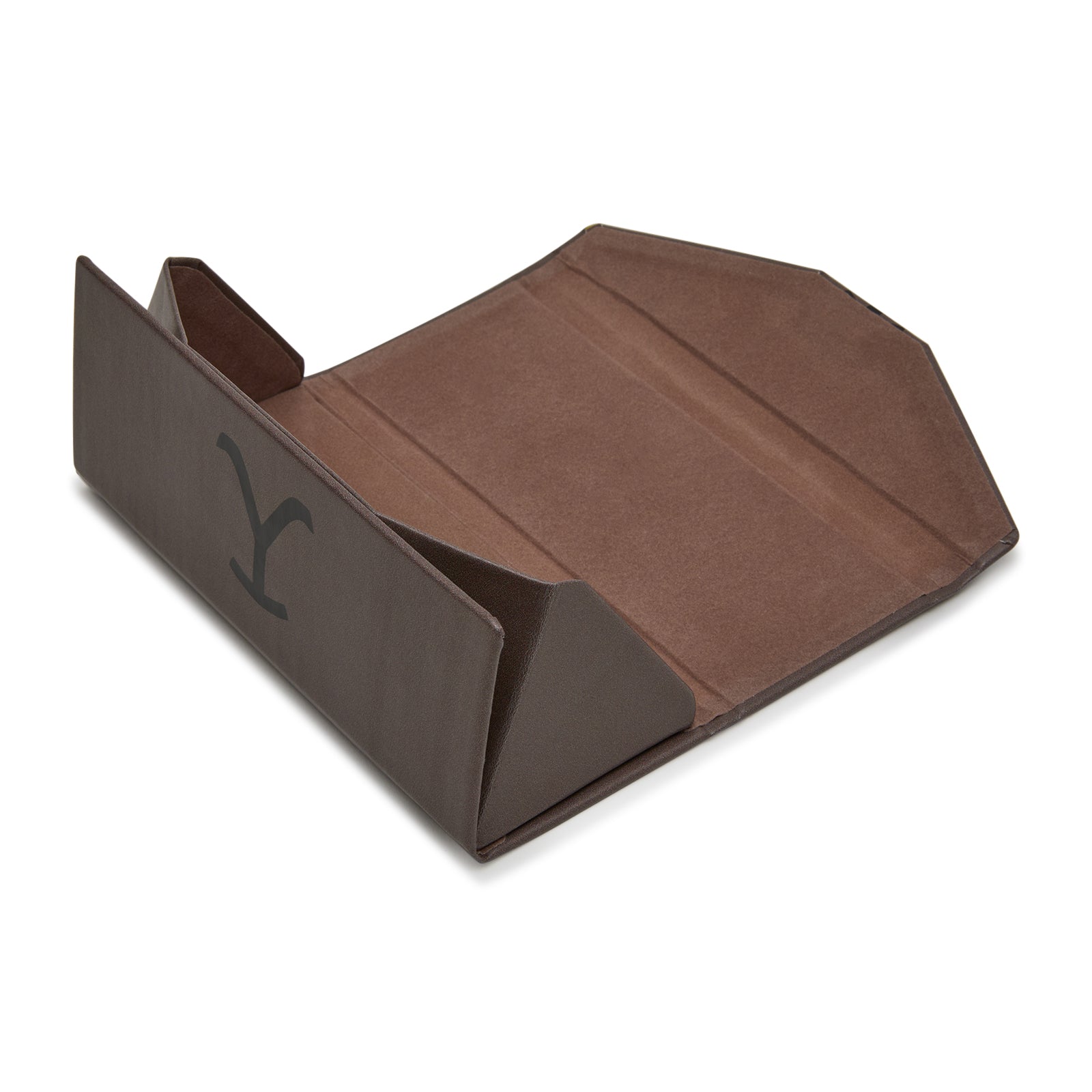 diff eyewear yellowstone triangle case open case