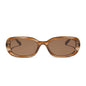 aspyn ovard x diff eyewear featuring the cove oval prescription sunglasses with a tortoise frame front view