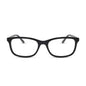 diff eyewear featuring the bradford rectangle prescription glasses with a black frame front view