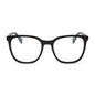 diff eyewear featuring the parker square blue light technology glasses with a black frame front view