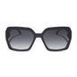 diff eyewear wholesale presley square sunglasses with a royal purple frame and grey gradient lenses front view