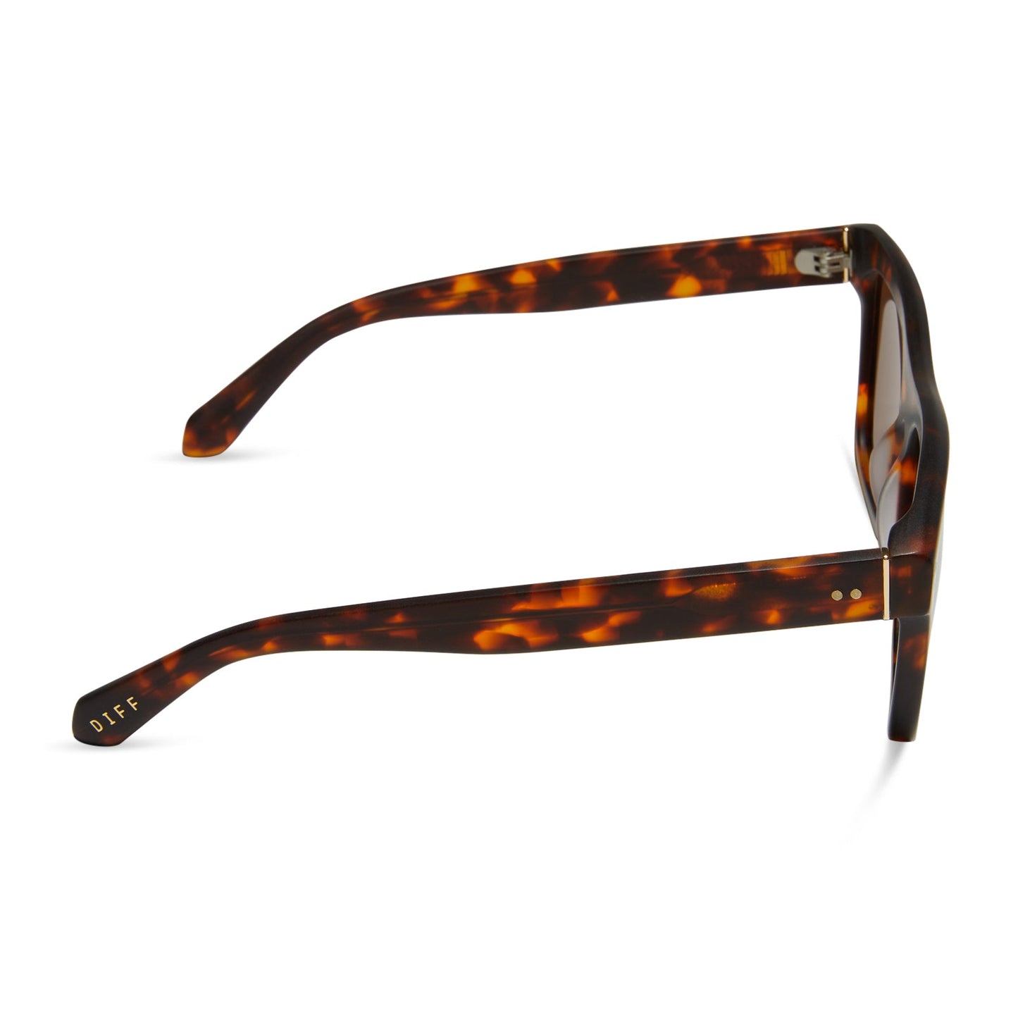 SAMMY - MATTE RICH TORTOISE + BROWN + POLARIZED SUNGLASSES