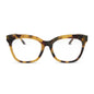 diff eyewear featuring the winston square prescription glasses with a brown kombu frame front view