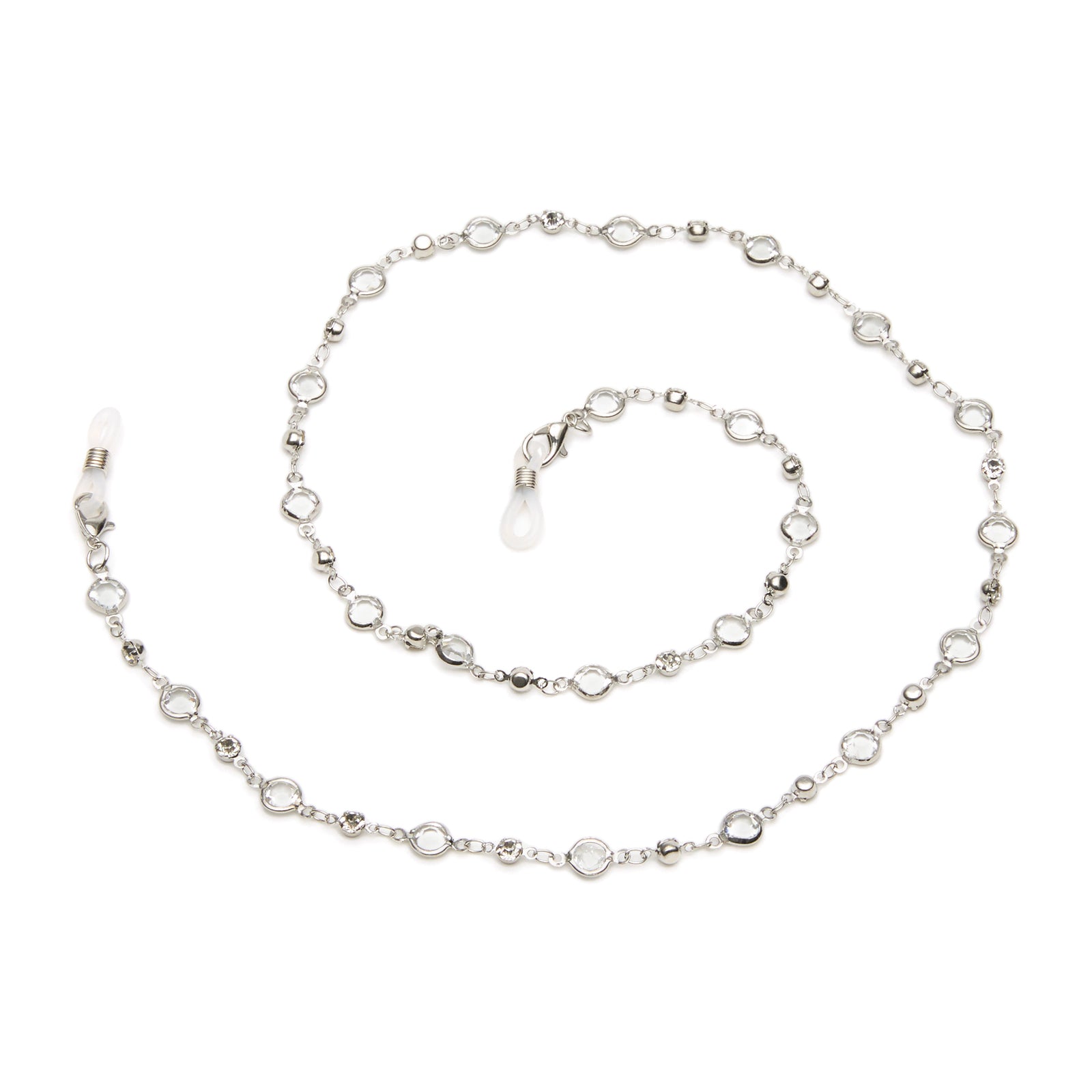 disney princess x diff eyewear cinderella silver chain spiraled
