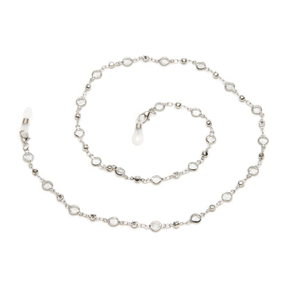 disney princess x diff eyewear cinderella silver chain spiraled